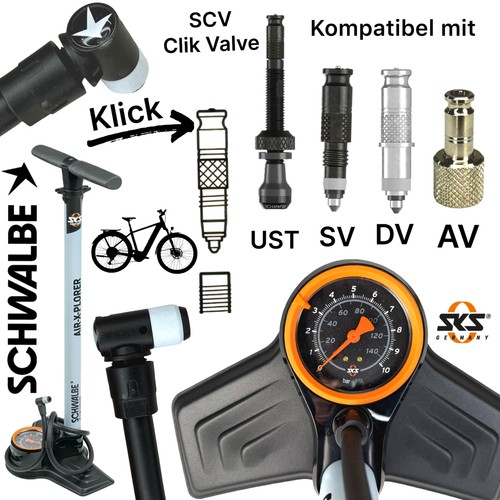 Schwalbe fahrrad standpumpe - schwalbe,