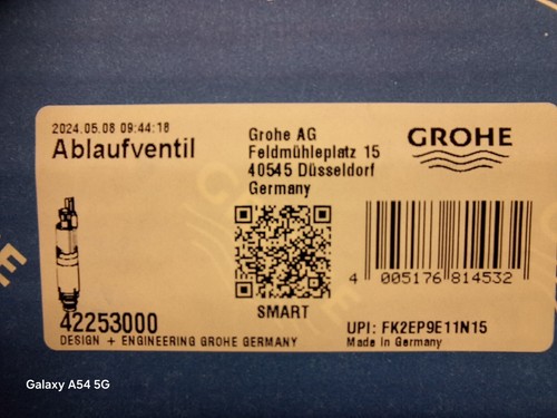 Grohe ablaufventil 42253 für - 42253,