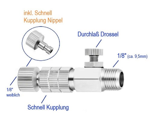 Airbrush drossel mit - airbrush,